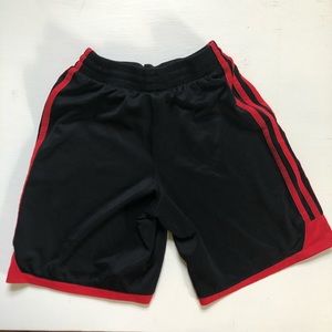 Adidas Kids Red and Black Size 8 Athletic Shorts